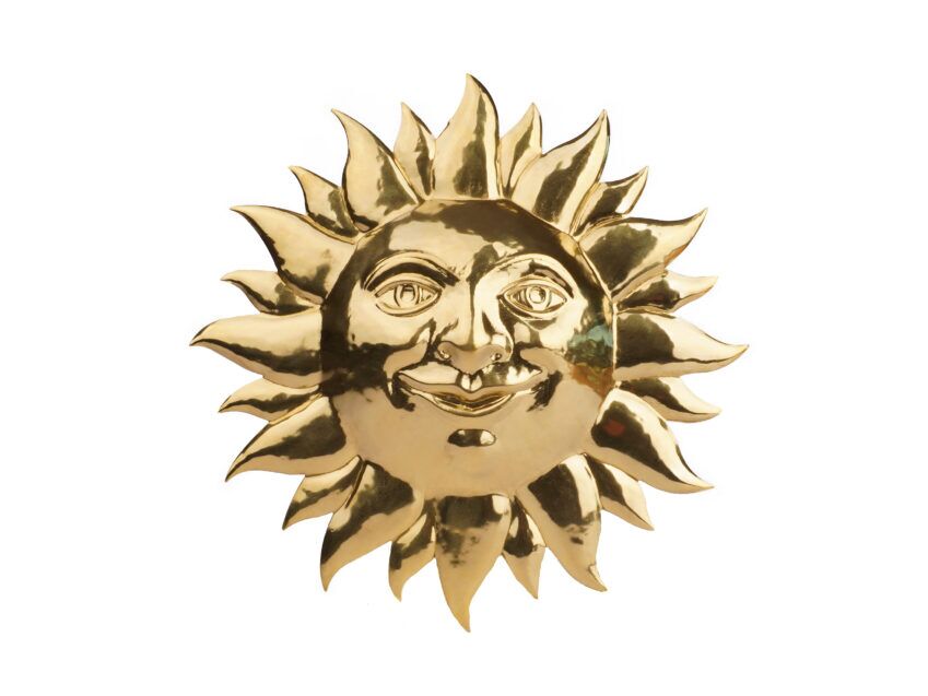 Vintage Kupfer Sonne Hüpfende Garten-Deko – Federnde Aufhängung Für Garten & Terrasse